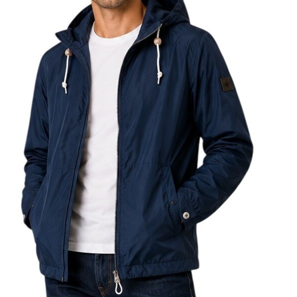 Penfield Navy Blue Hooded Raincoat Jacket Men's Medium